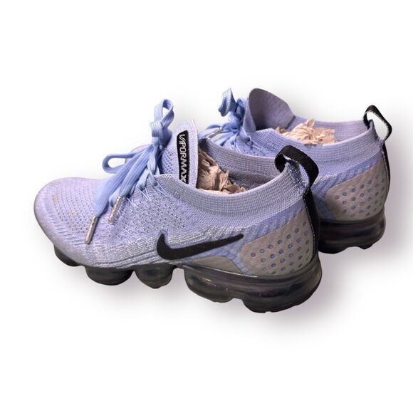 Nike Air Vapormax Flyknit 2 Blue Sneakers Women's Size 9 Athletic Shoes‎ Running - Picture 2 of 12